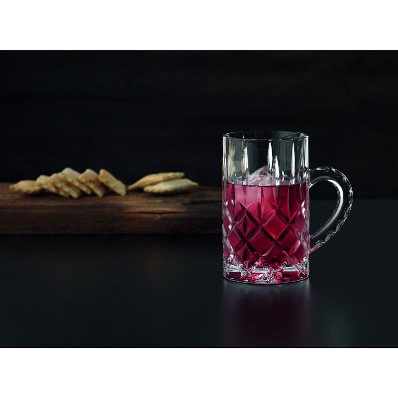 Blue Rose Polish Pottery Green Confetti Water Glass Set