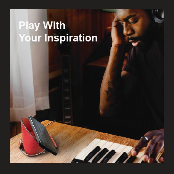 VogDUO- Genuine Leather Stand, MagSafe Charger cable-secured design, Foldable, lightweight, multi-angle, Compatible with iPhone 8 to iPhone 12 Pro Max, Google Pixel, Samsung Galaxy