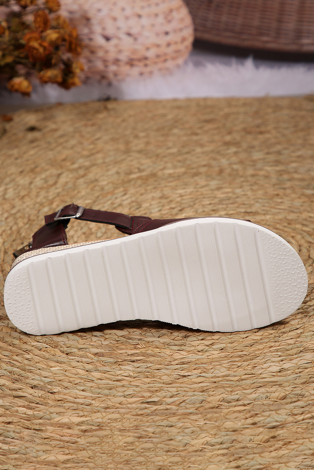 Aetrex Jillian Sport Leopard Print EVA Water Friendly Wedge Sandals