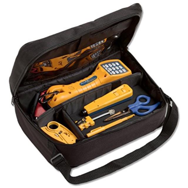 fluke networks 11290000 electrical contractor telecom kit i with ts30 telephone test set