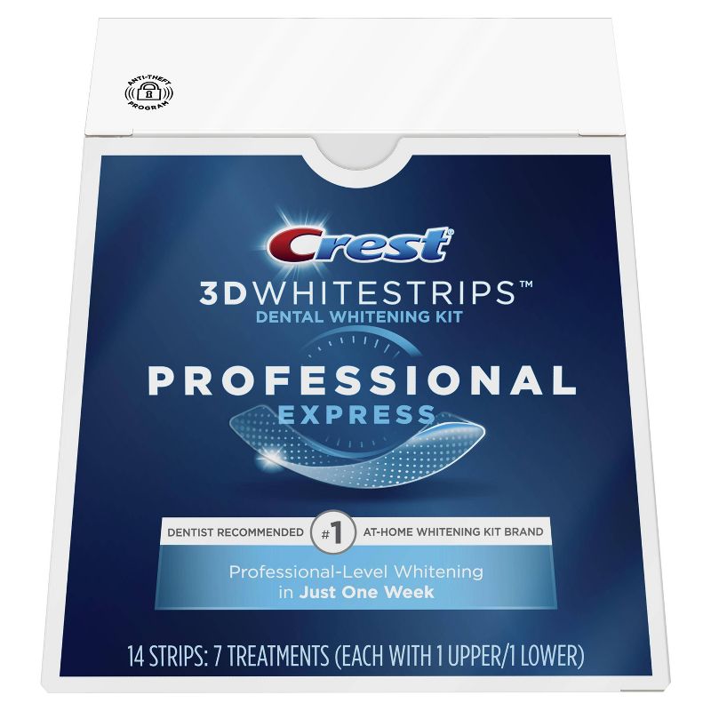 Crest 3D Whitestrips Professional Express Teeth Whitening Kit - 7ct