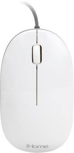 iHome   Wired Mac Mouse - White (IMAC-M100W)