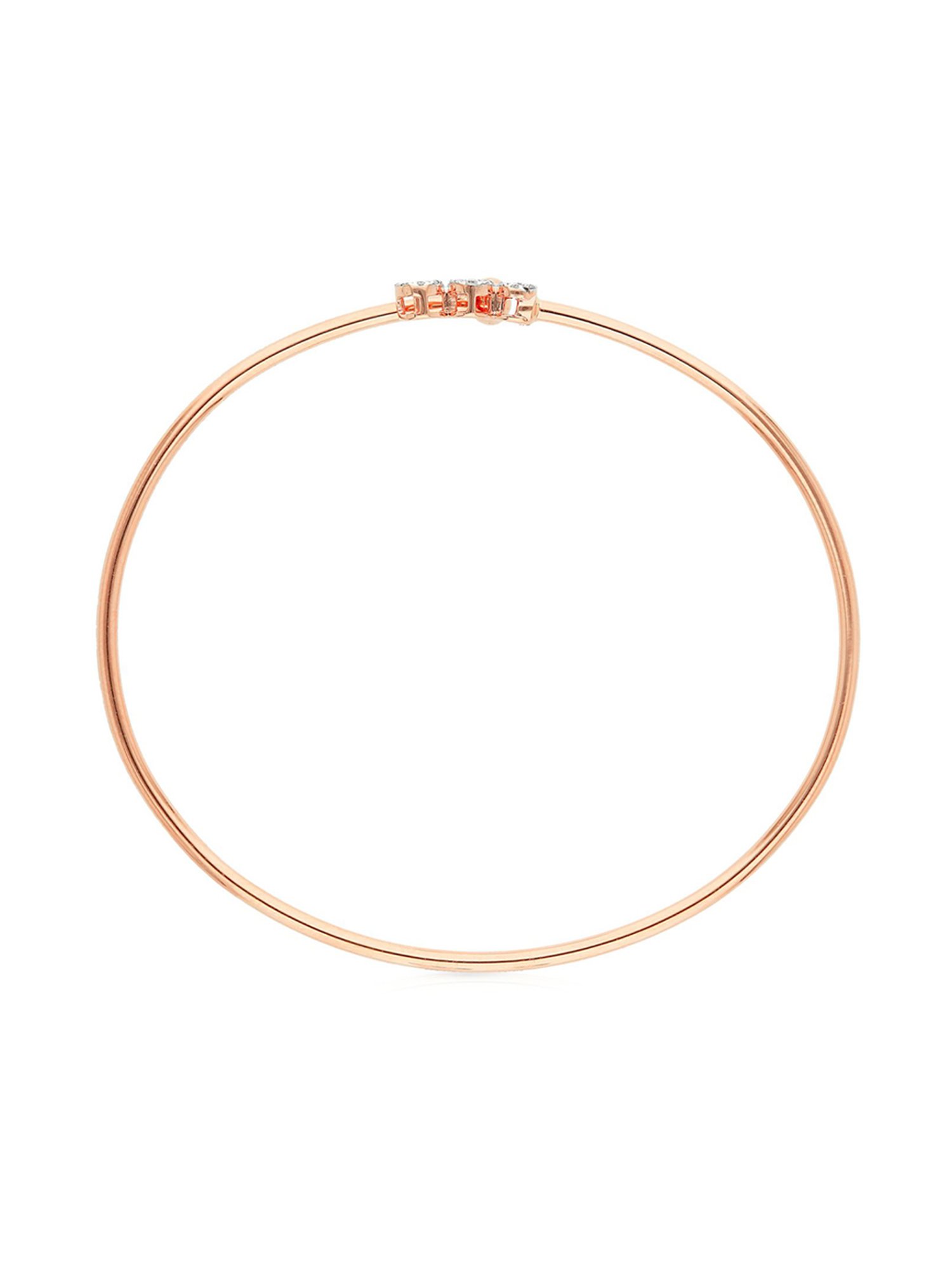 Candere by Kalyan Jewellers BIS Hallmark 18K Yellow Gold and Certified Diamonds Bracelet