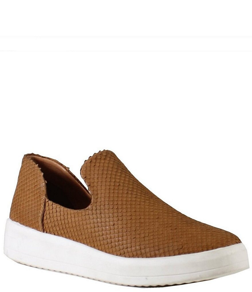 Diba True Youth Embossed Leather Slip-On Sneakers