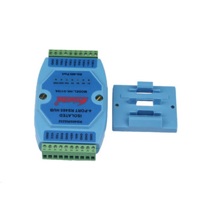 HighTek HK-5110A Industrial-grade 4x RS485 Input and 1x RS485 Output RS485 HUB 485 Isolated Splitter HUB Distributor