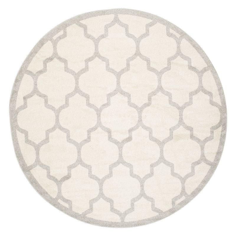 Clichy Rug 5'X5' Round - Beige/Light Gray - Safavieh