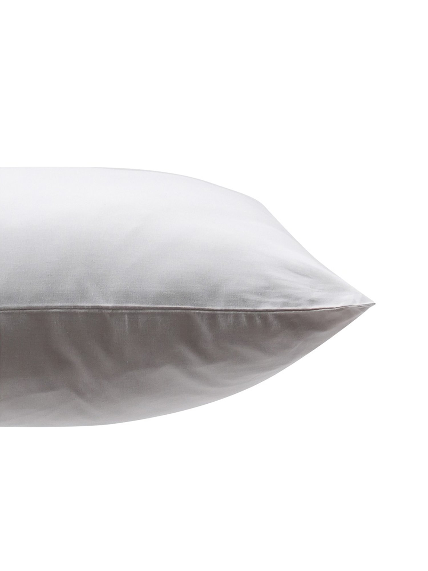 Maspar Colorart Eden Alloy Grey Cotton Standard Size Pillow Case - Set of 2