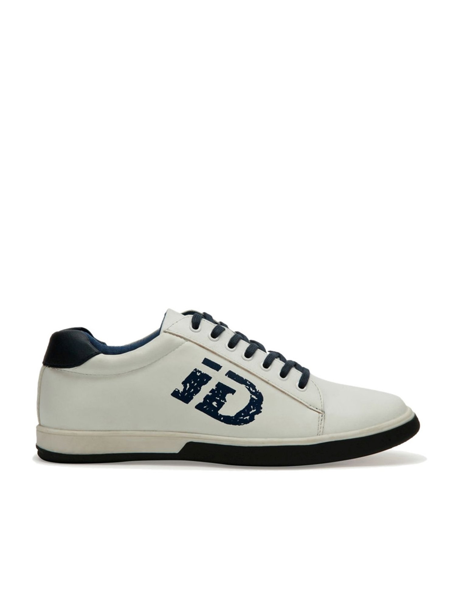 ID Men's White Casual Sneakers