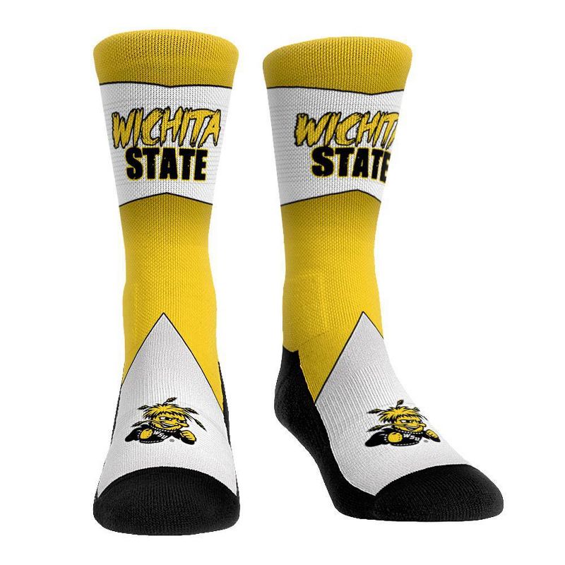 NCAA Wichita State Shockers Adult Battle Call Crew Socks - L/XL