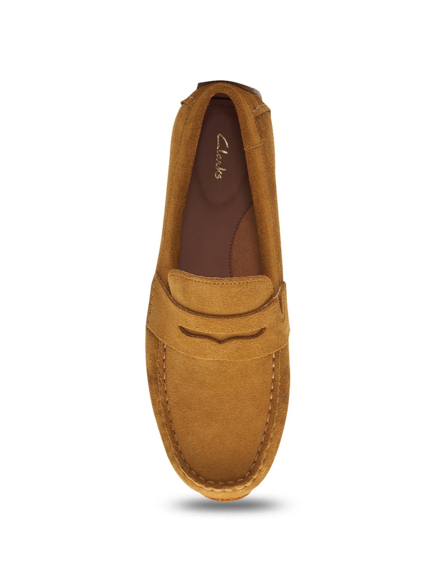 Clarks Men's Oswick Bar Tan Loafers