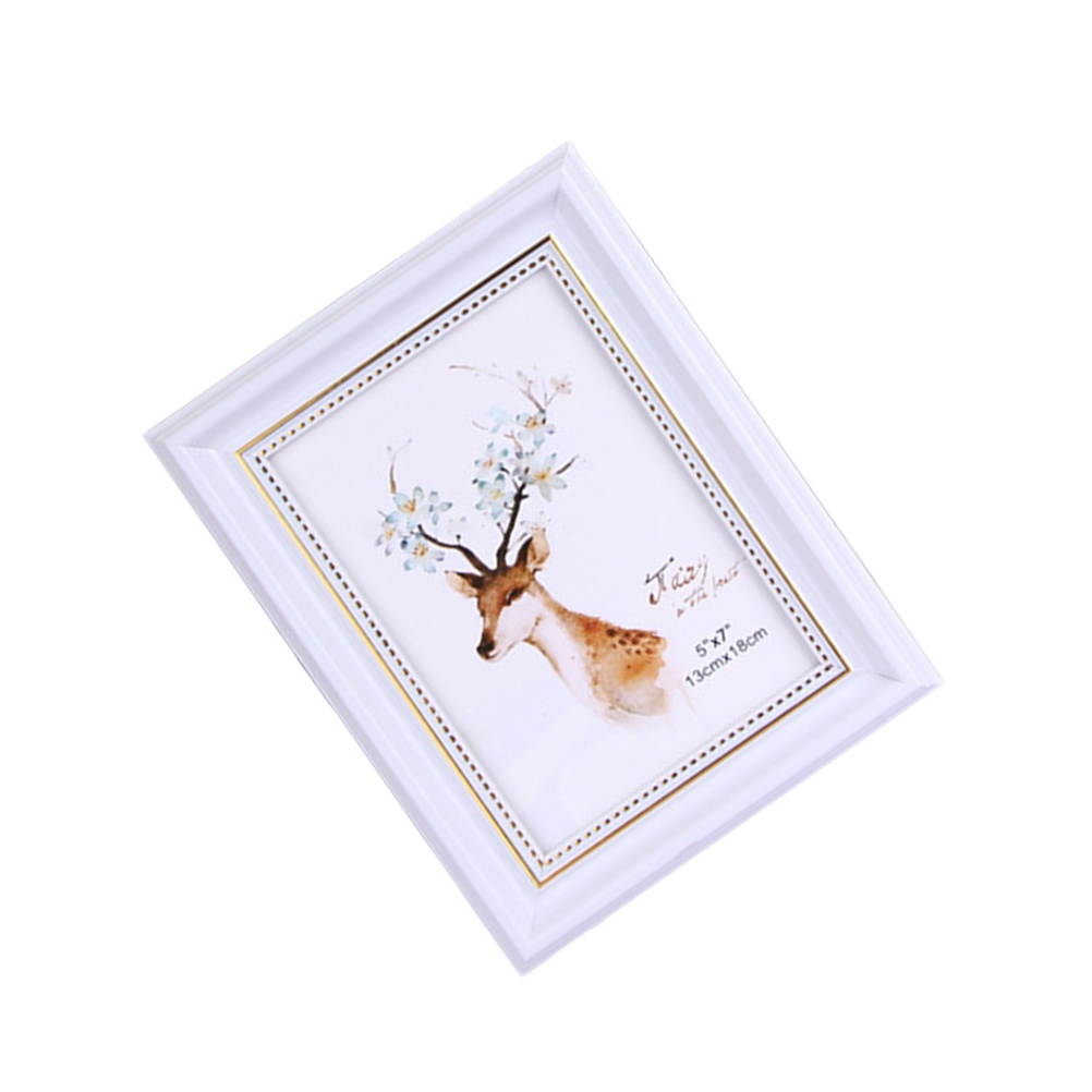 Home Decoration 7-Inches Durable Environmental Photo Frame Delicate Tabletop Picture Frame 13x18cm (Green)