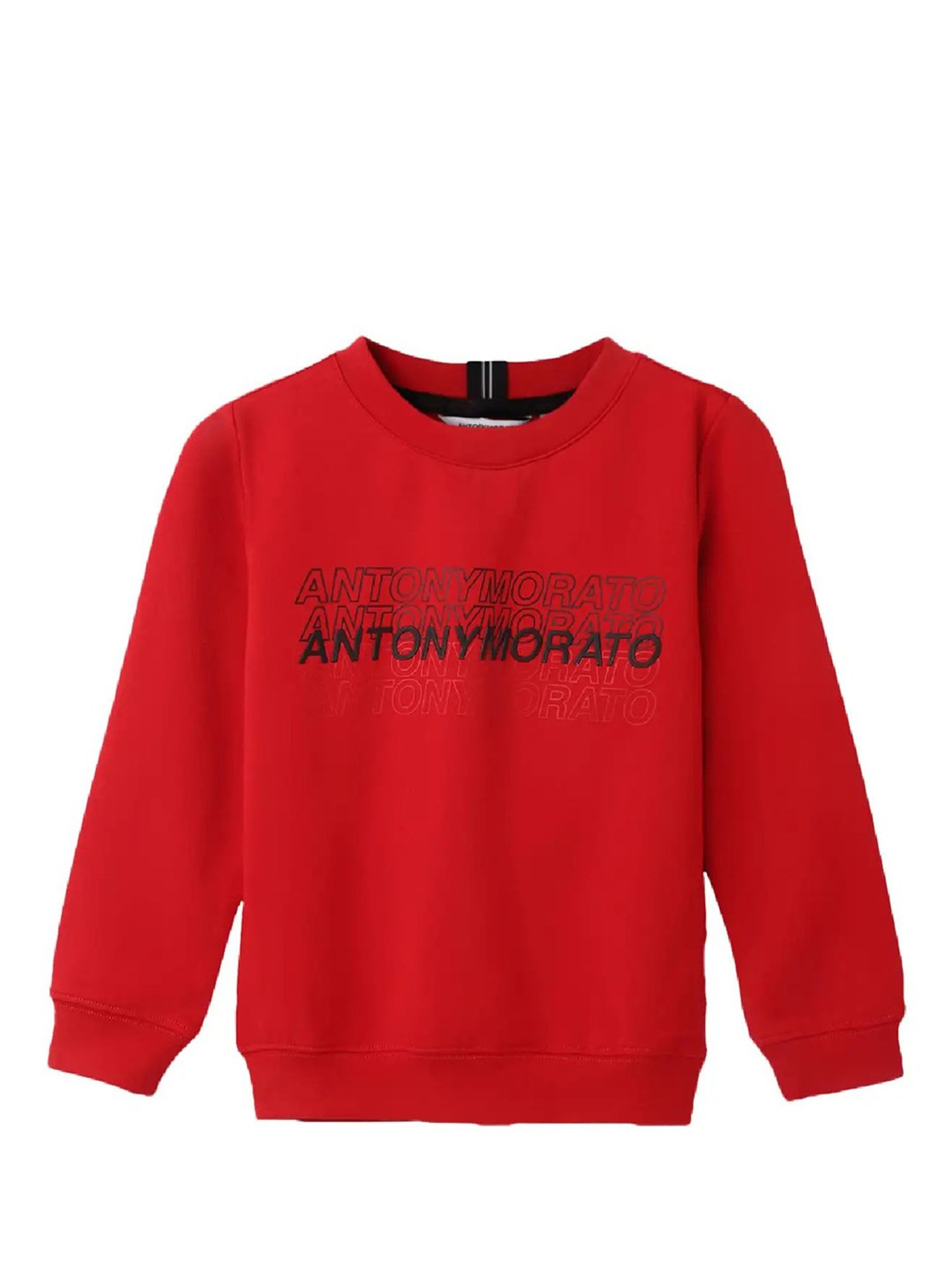 Antony Morato Kids Red Printed  Sweatshirt