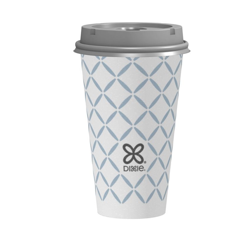 Dixie To Go Hot Beverage Cups & Lids - 22ct/16oz