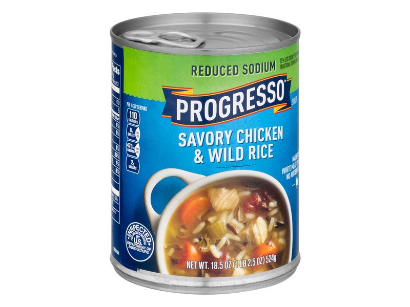 Progresso Reduced Sodium Chicken & Wild Rice Soup 18.5oz