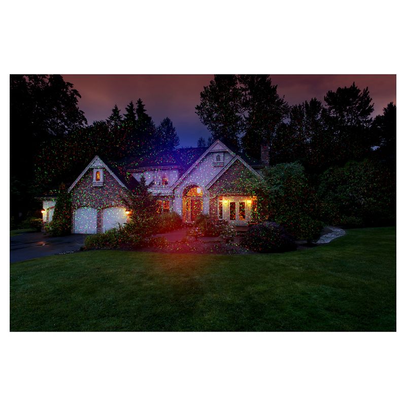 Solar Portable Garden and Pathway Light Amber/White - Techko Maid