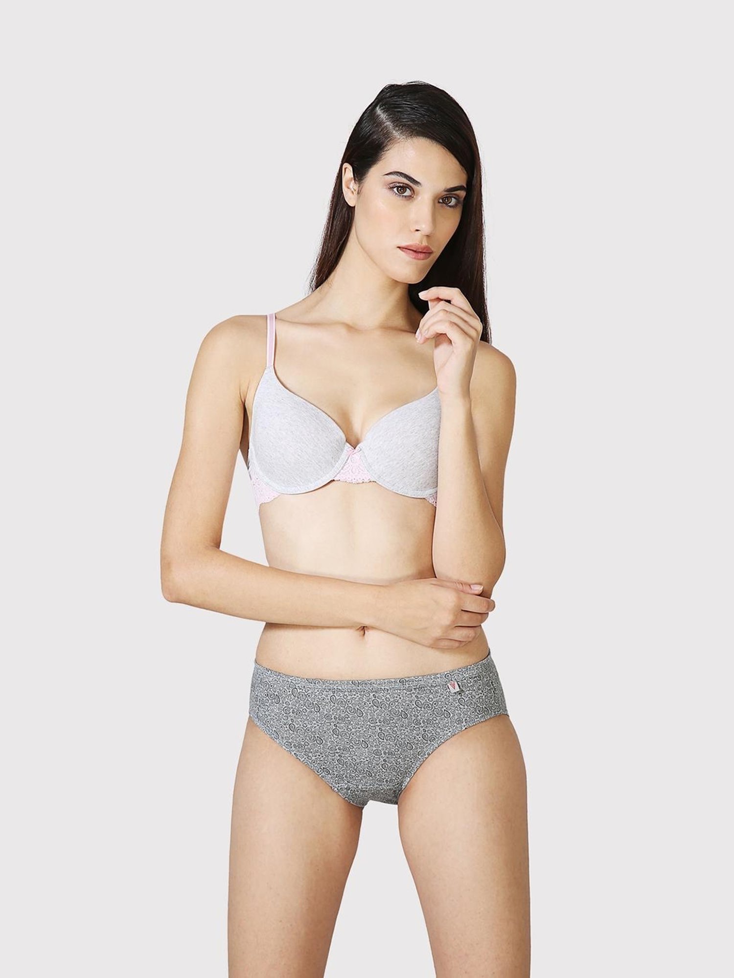 Lyra Assorted Color Cotton Printed Hipster Panties - Pack Of 4