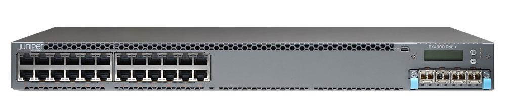 Juniper Networks - EX4300-24T - Juniper EX4300-24T Layer 3 Switch - 24 Ports - Manageable - 3 Layer Supported - 1U High