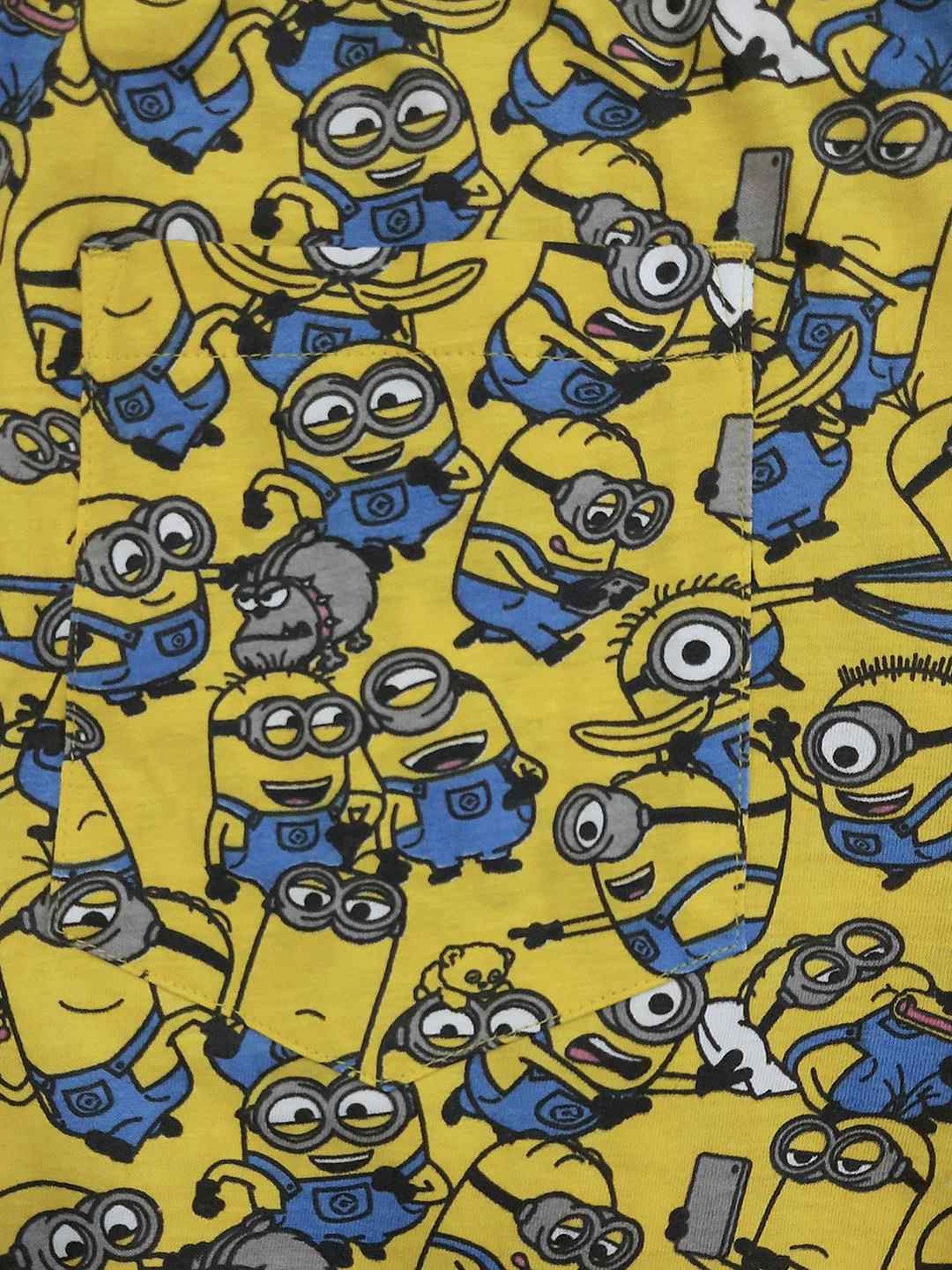 Free Authority Yellow Cotton Regular Fit Minions Printed Boxers
