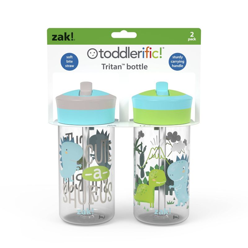 Tommee Tippee 2pk Insulated Straw Toddler Cup - Pink/Mint - 9oz