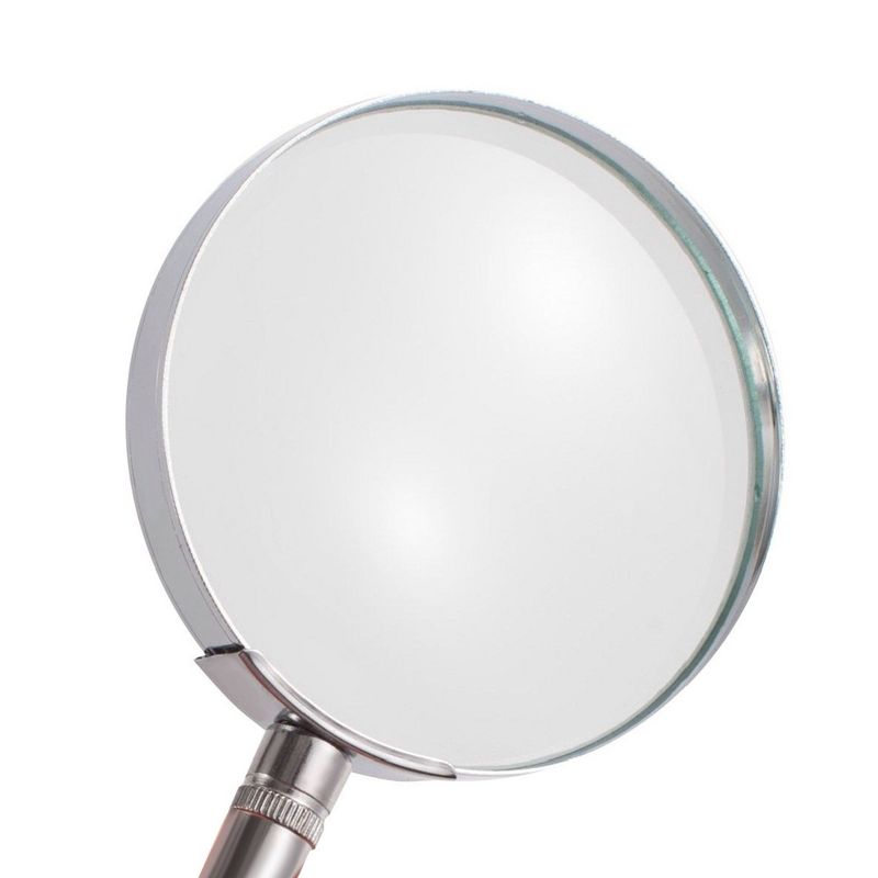 Insten Large 3X Handheld Magnifying Glass, 4" Magnifier Loupe for Reading Seniors Kids Science Insect - 100mm