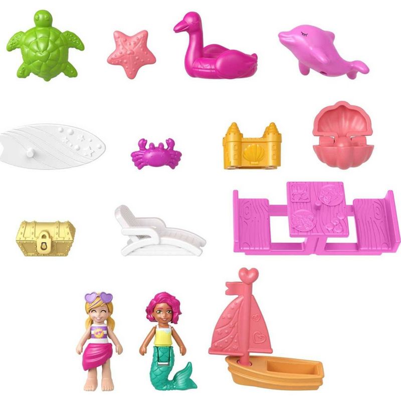 Polly Pocket Dolphin Beach Compact