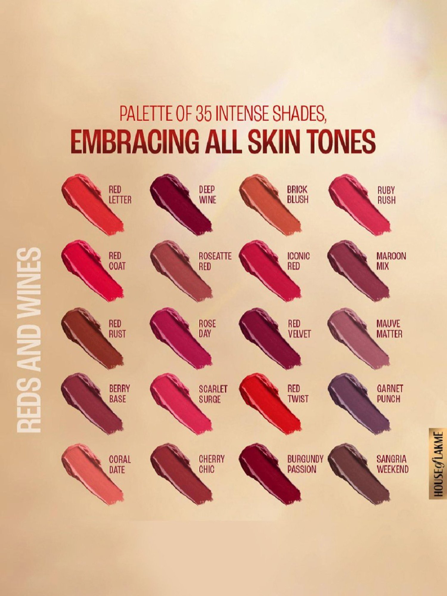 Lakme Priming Matte Lipstick Scarlet Surge - 3.6 gm