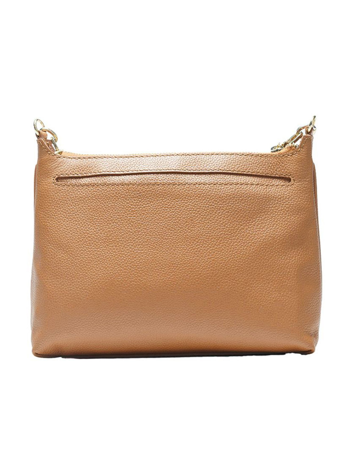RI2K London Taupe Leather Medium Cross Body Bag