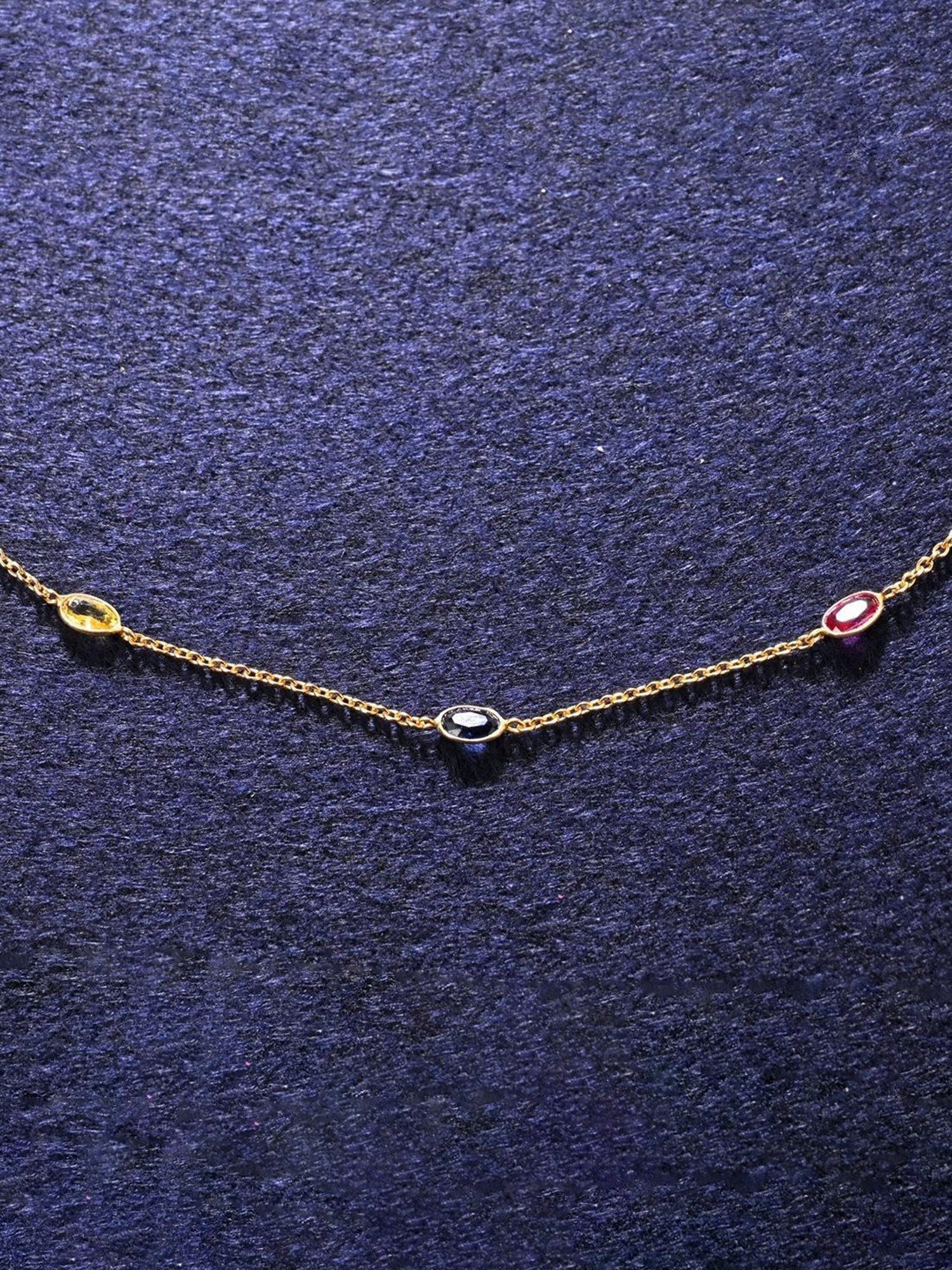 Ornate Jewels 92.5 Sterling Silver Red Ruby Necklace for Women