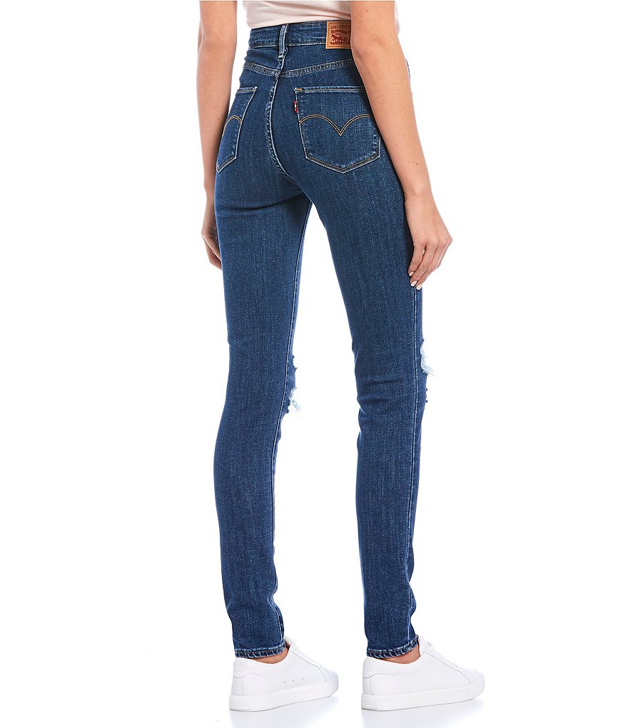 Levi's&reg; 721 Destructed High Rise Skinny Jeans