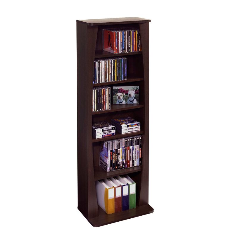 Canoe Curved Multimedia Cabinet Brown - Atlantic