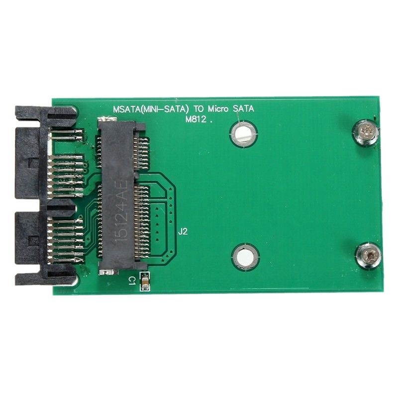 Mini PCI-e mSATA 3x5cm SSD To 1.8 Inch Micro SATA 7+9 Pin Adapter Converter Card Module Board