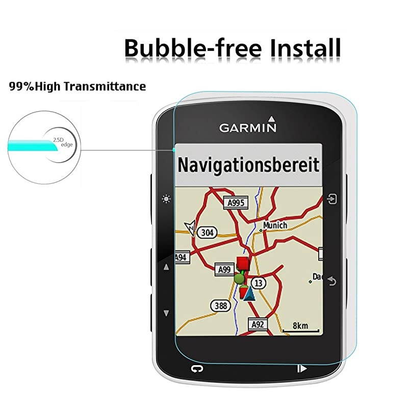 Pack of 4 Tempered Glass Screen Protector for Garmin Edge 520  03mm 9H Hard Scratchresistant Protector for Garmin Edge 520
