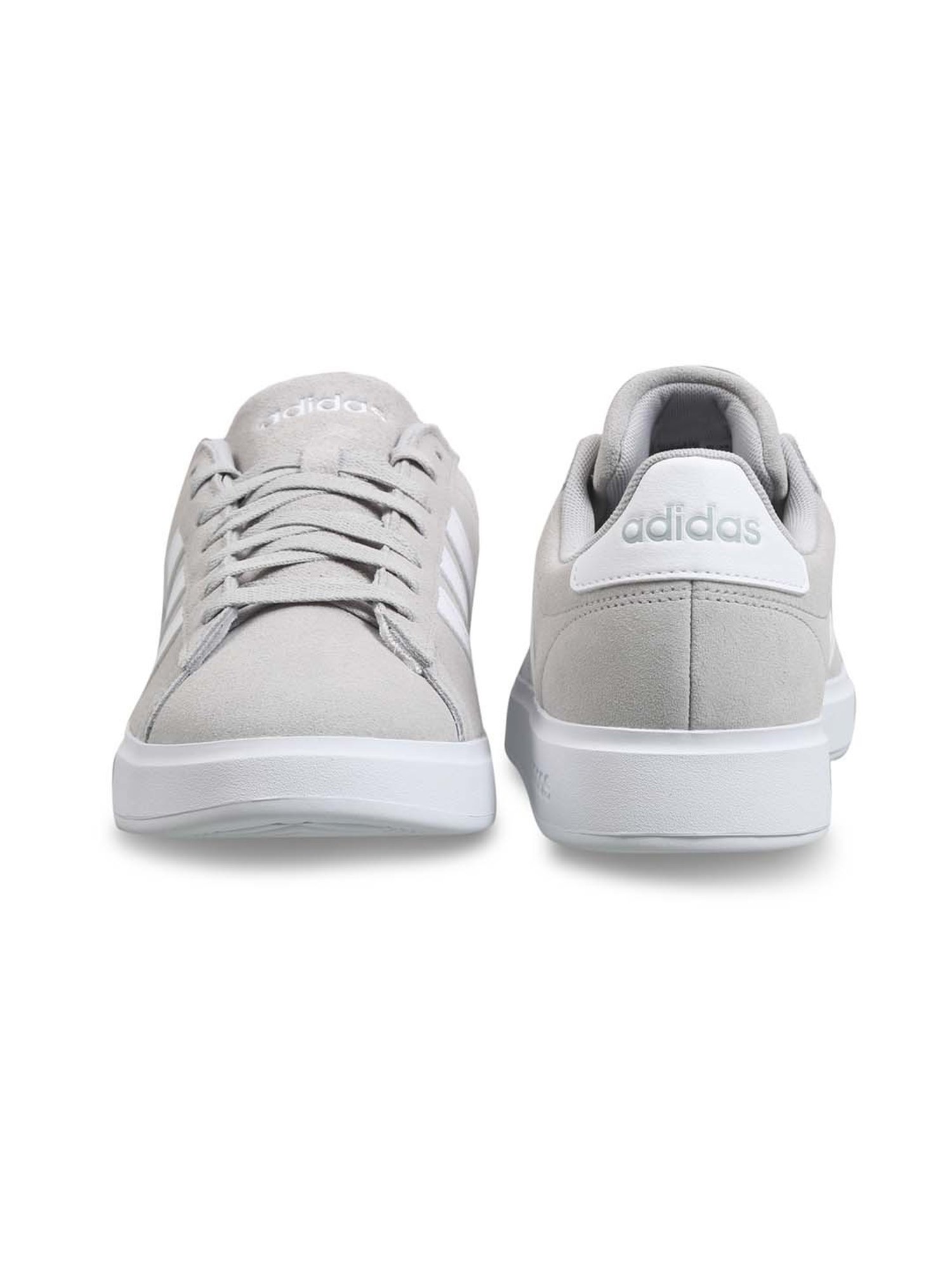 Adidas Men's GRAND COURT Grey Tennis Shoes