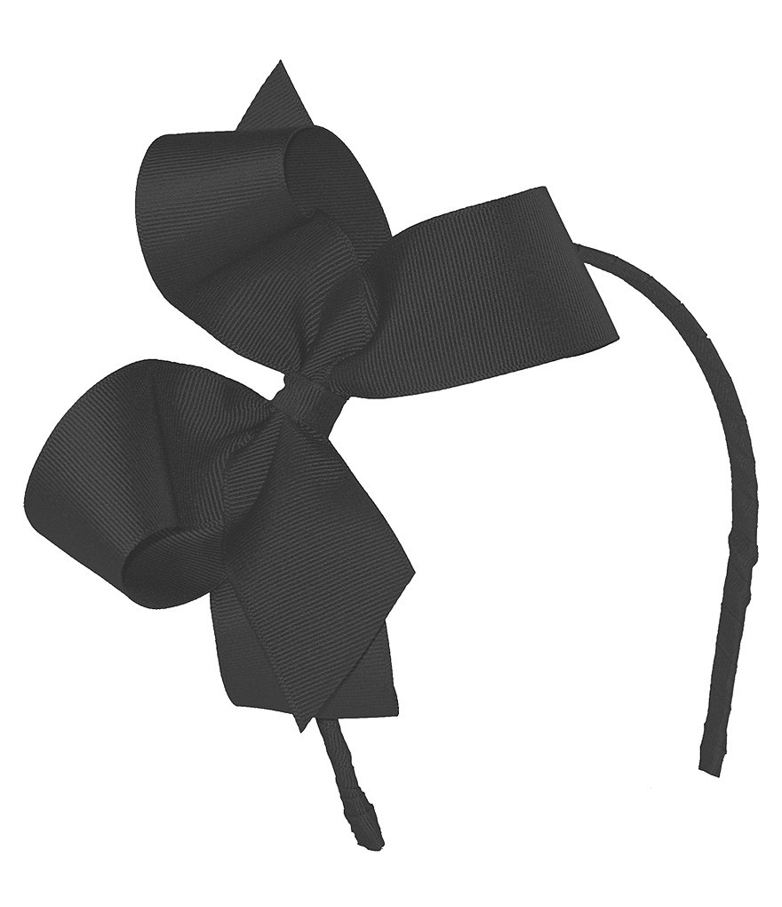 Copper Key Girls Grosgrain Bow Headband
