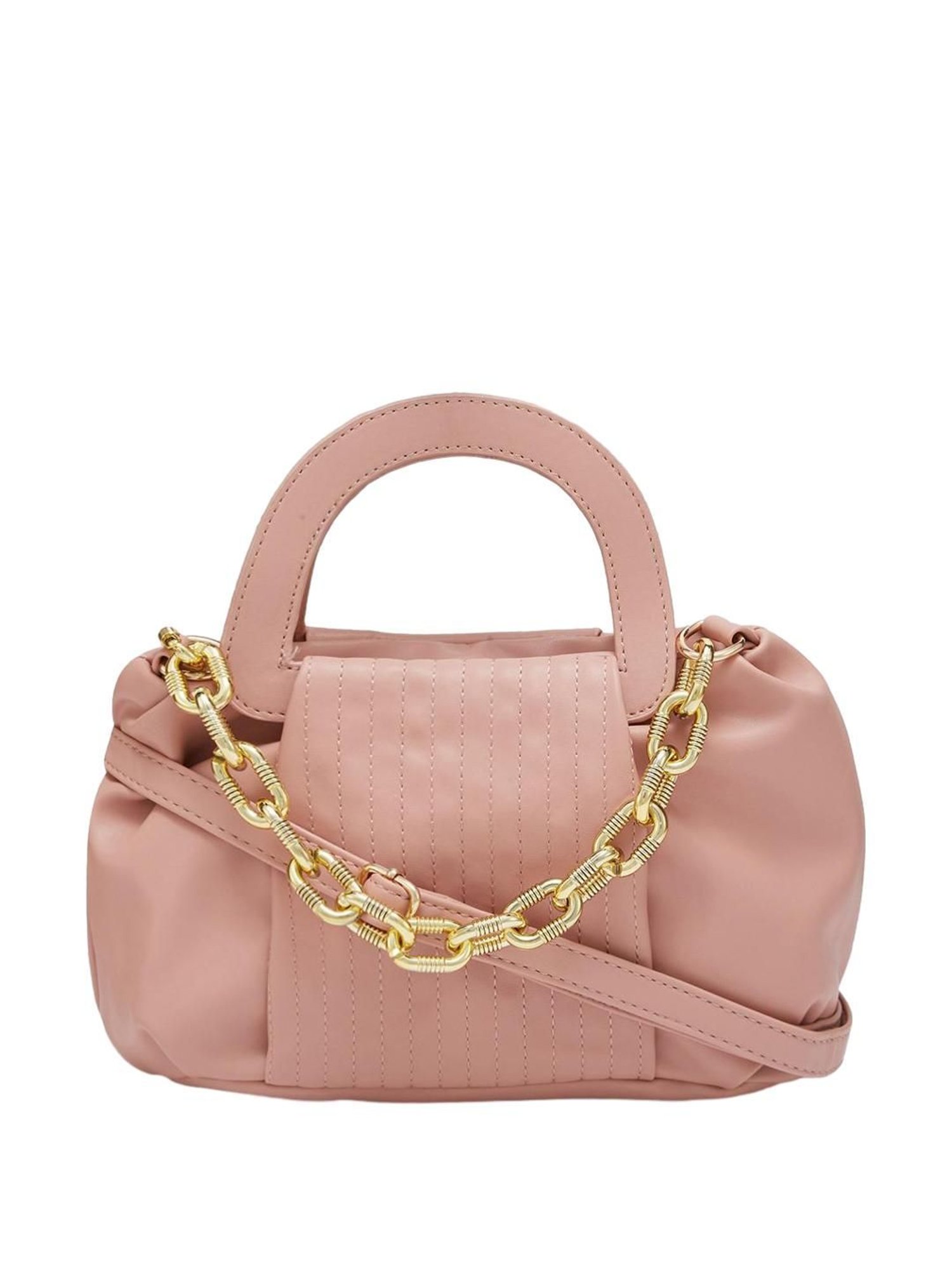 Globus Taupe Textured Medium Handbag