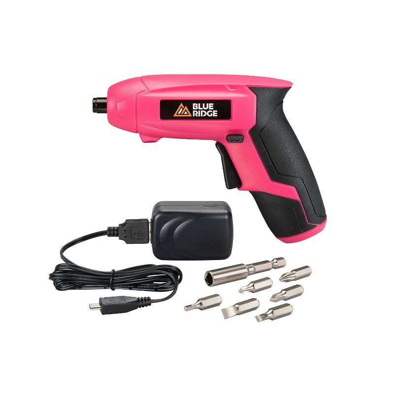 Blue Ridge Tools Rechargeable Screwdriver Pink