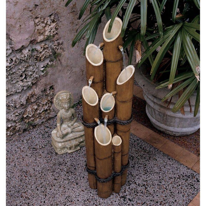 Cascading Bamboo Sculptural Fountain - Acorn Hollow