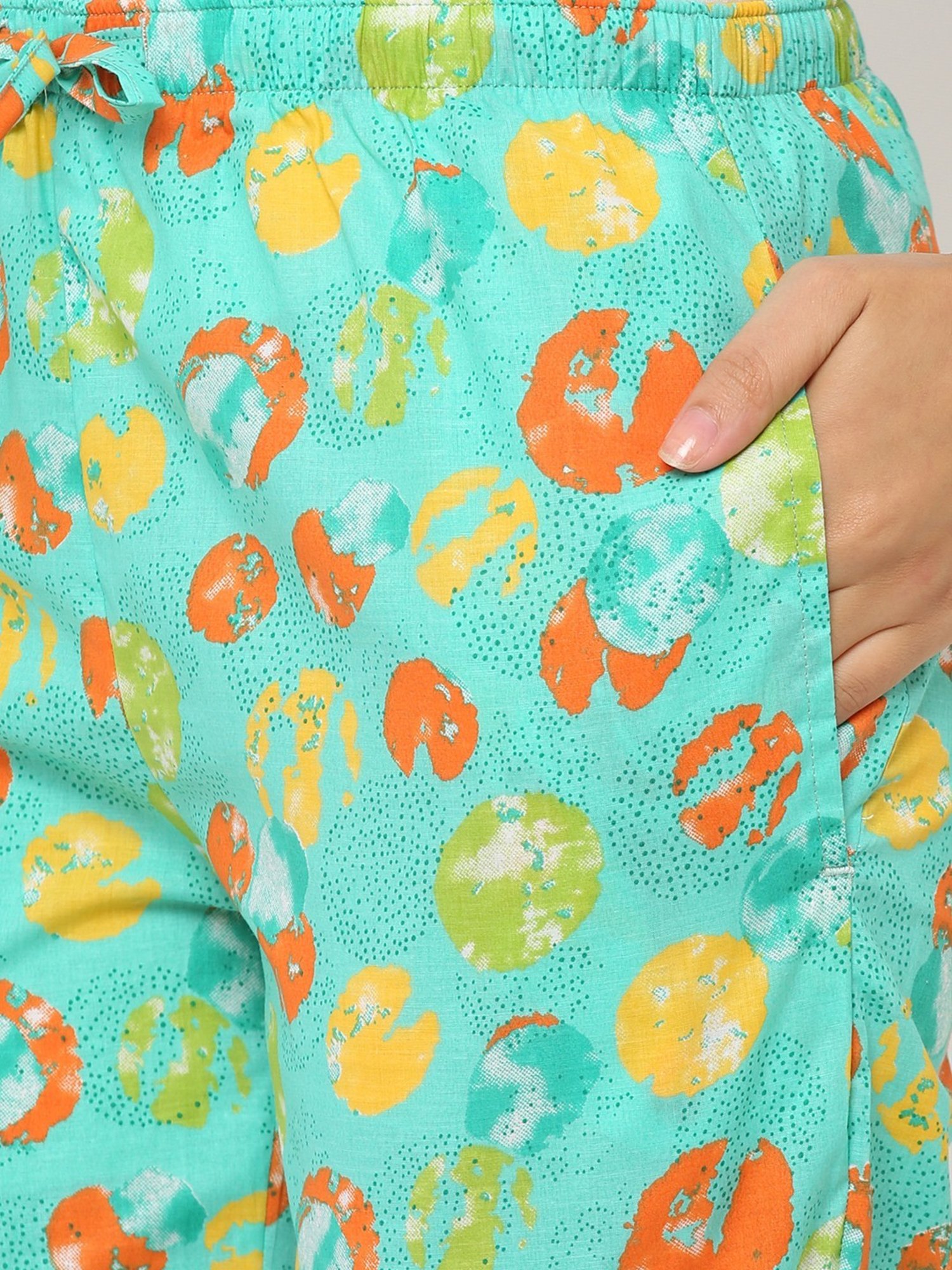 Urban Scottish Green Printed Lounge Pants