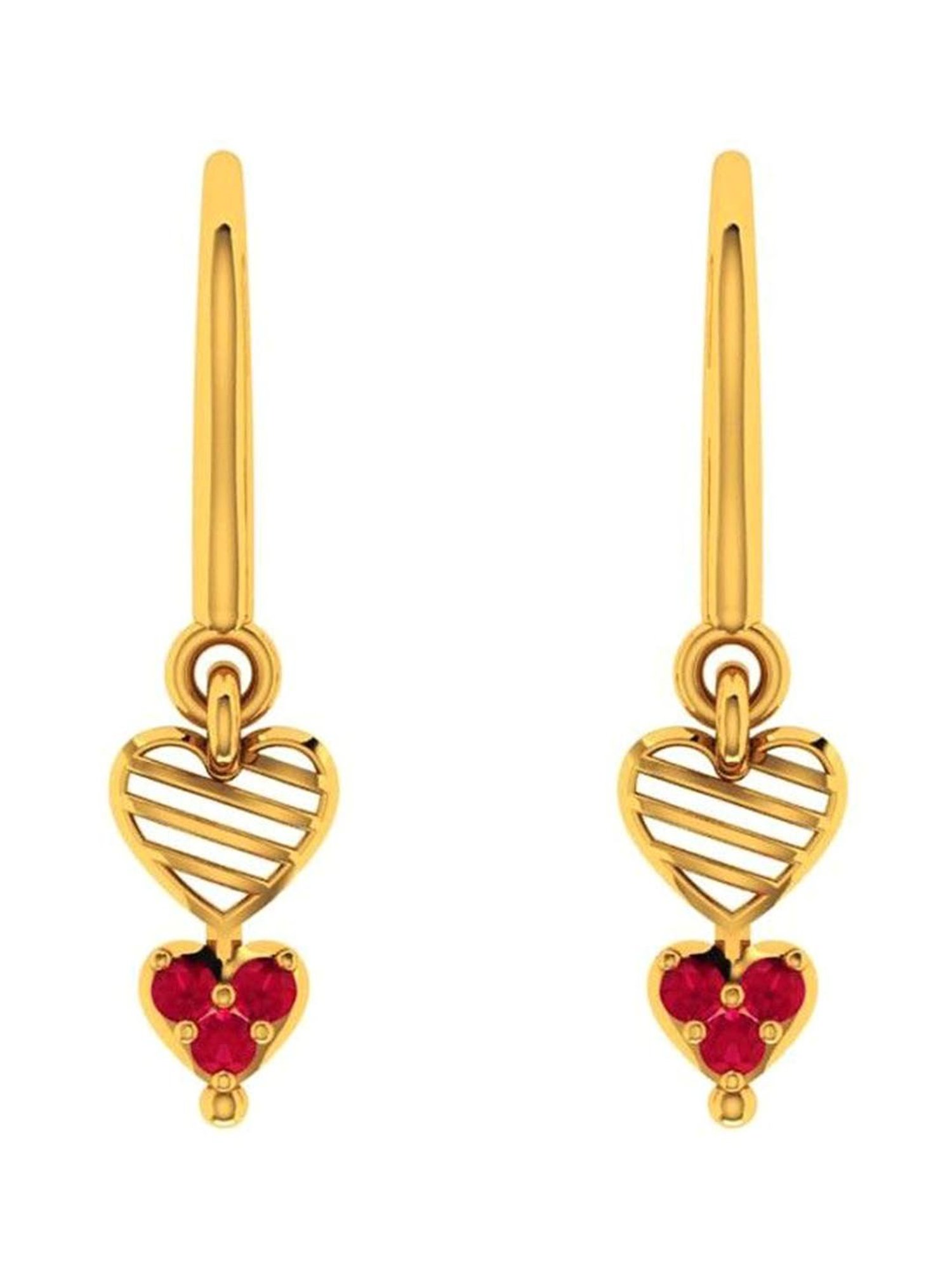P.C. Chandra Jewellers 22k Gold Earrings for Women
