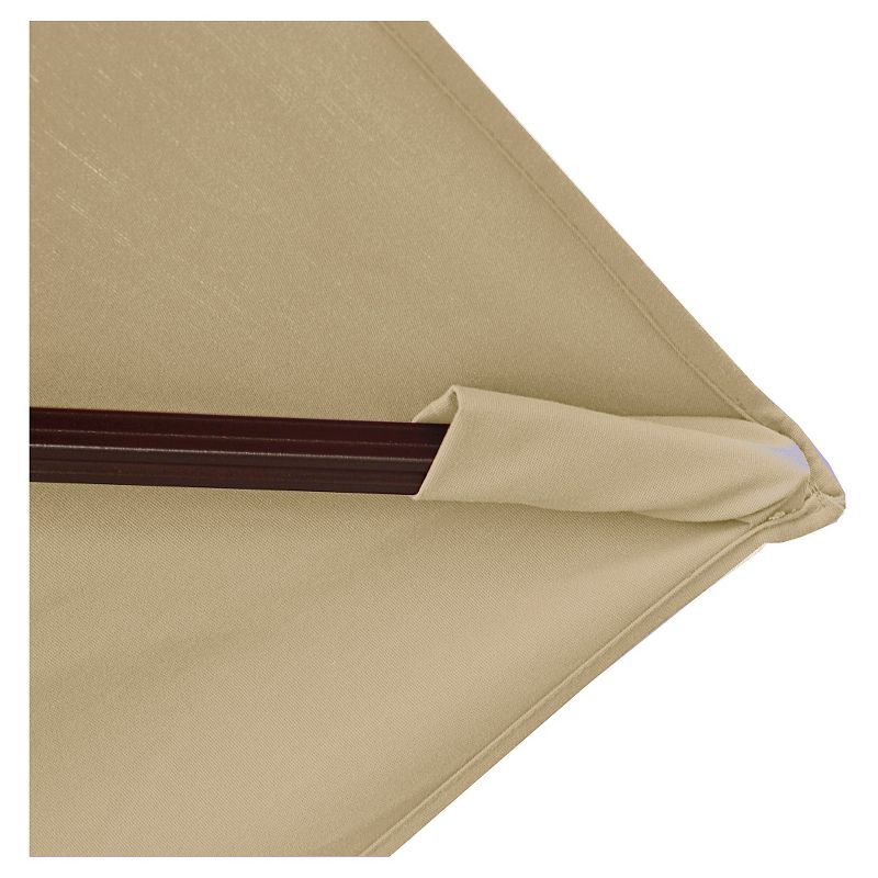 Island Umbrella Victoria 13' Octagonal Cantilever in Beige Sunbrella