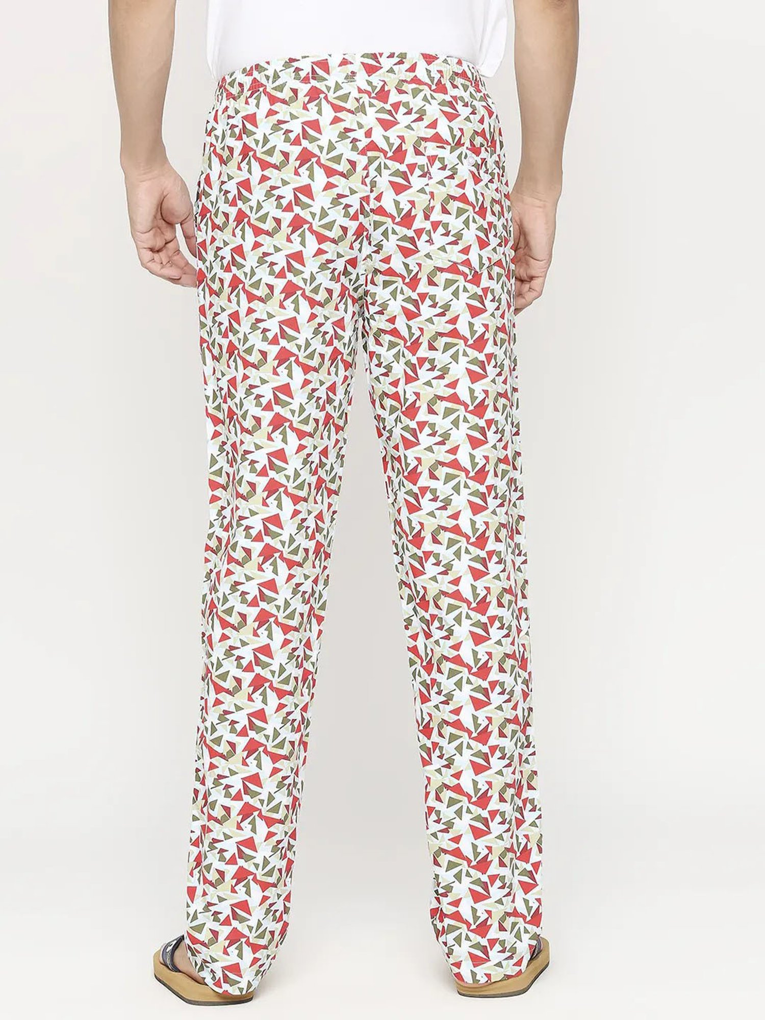 UnderJeans by Spykar Multicolor Regular Fit Printed Trackpants