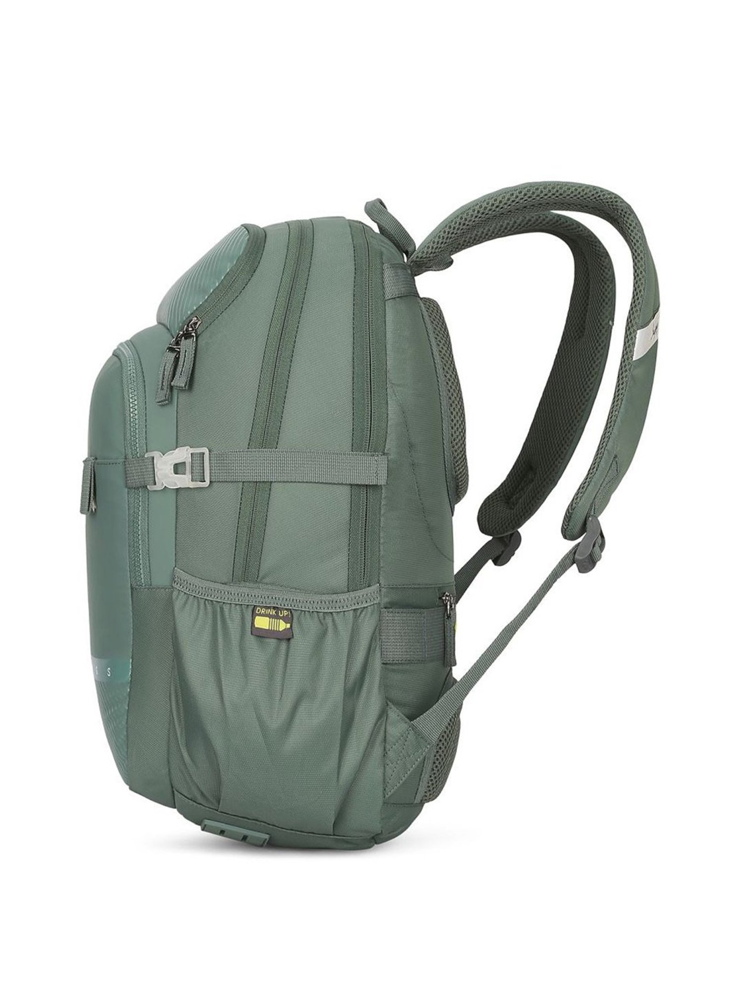 Skybags Protech Green Polyester Printed Laptop Backpack - 25 Ltrs