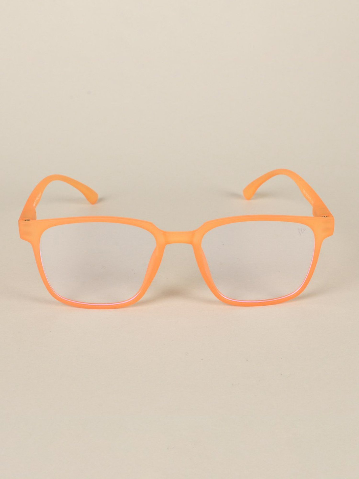 Voyage Orange Square Unisex Sunglasses