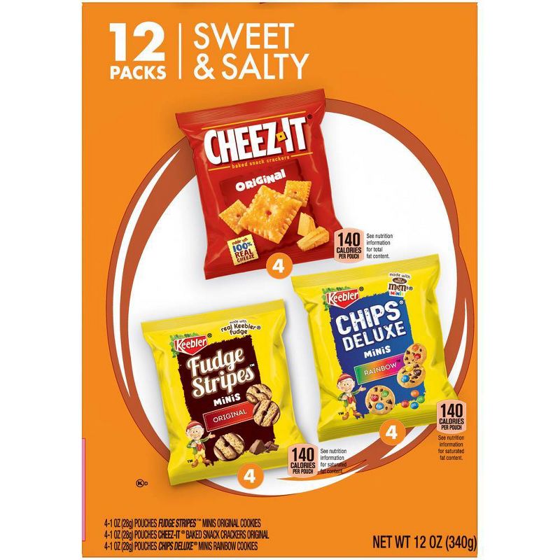 Keebler Cookies Sweet and Salty Variety Pack - 12ct
