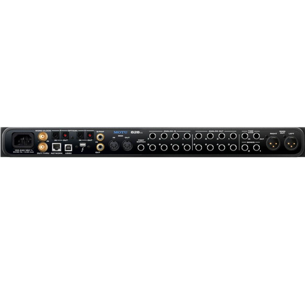 MOTU 828ES Thunderbolt & USB Audio Interface UPC 839128006096