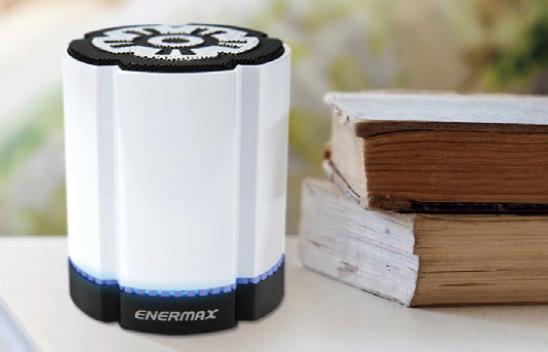 Enermax EAS02S-DBK Stereotwin Wireless LED Speaker with CSR V4.0 Chipset - Black