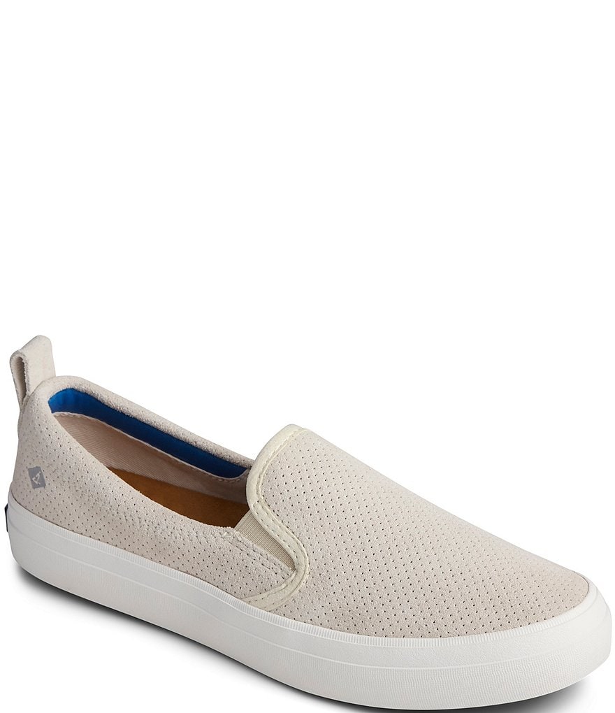 Sperry Women's Crest Twin Gore Plushwave Leather Slip-On Sneakers
