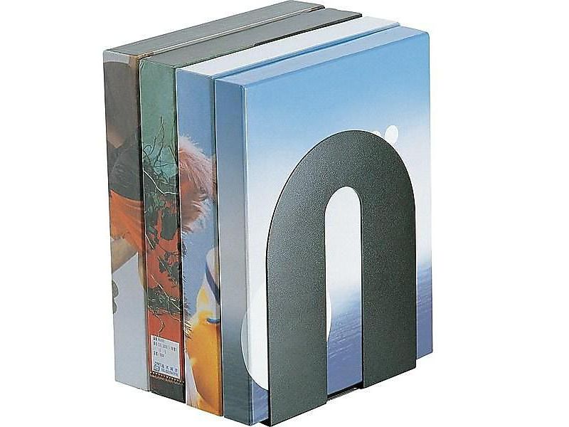 Officemate Heavy Duty Bookends Heavy Duty 8"x8"x10" Black 93142
