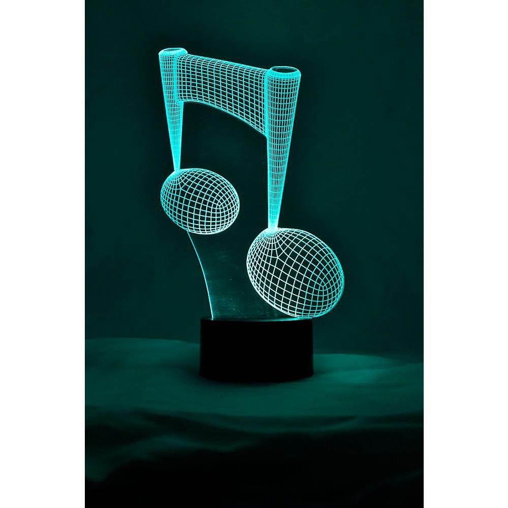 AIM 8th Note 3D LED Lamp Optical Illusion Light