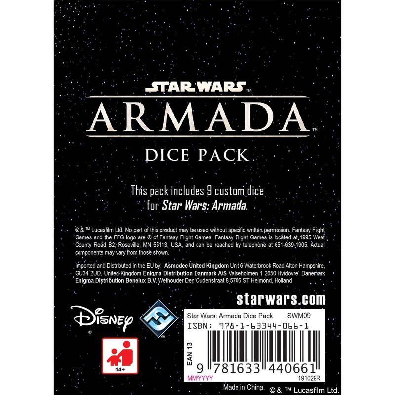 Star Wars Armada Game Dice Pack